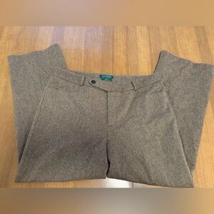 Ralph Lauren Adelle Wool Pants, Size 12